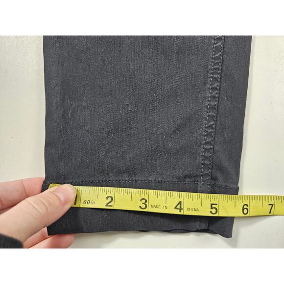 Soft surroundings M black stretch pull on pants jeaggings career casual comfort - Picture 8 of 10